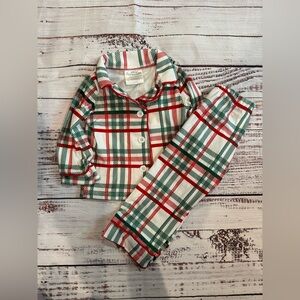 Cozy Kids Plaid Pajama Set -‎ Red, Green, and White